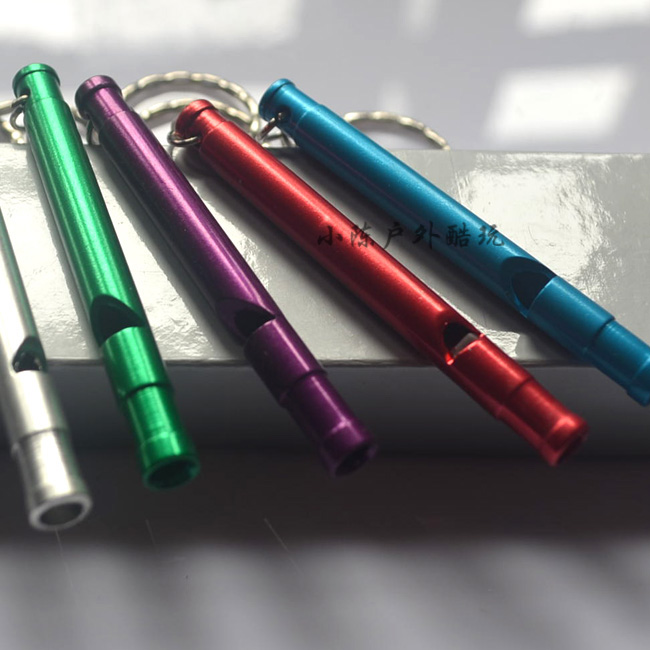 铝合金哨子细长求生户外随身口哨