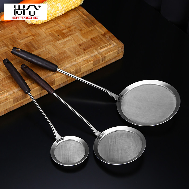 超细密厨房304不锈钢滤油网勺捞漏油渣勺油隔宝宝辅食豆浆过滤汤,厨房/烹饪用具,漏勺/滤网勺,淘宝优惠券,粉丝福利购,淘宝优惠卷