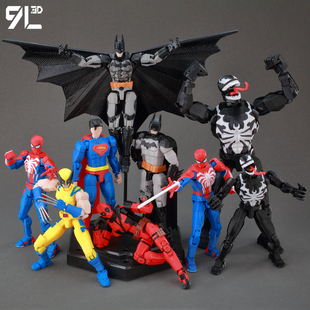 9L3D打印多关节可动人偶咒术回战漫威动漫游戏手办人仔男礼物玩具