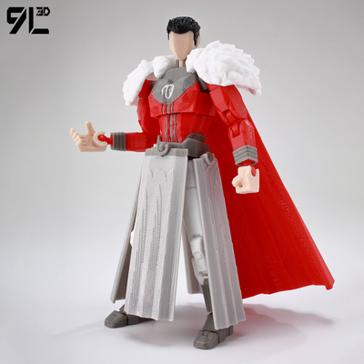 新品帝王马克无敌少侠手办9L3D打印可动人偶动漫超级英雄周边模型