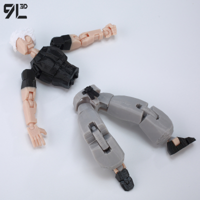 9L3D打印幸运13多关节可动人偶腰斩五条悟咒宿回战手办模型玩具