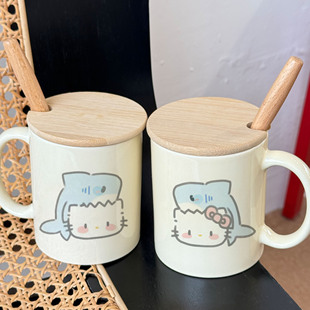 经典动漫马克杯|Kitty猫情侣手捧杯|320ML陶瓷饮品杯早餐牛奶杯