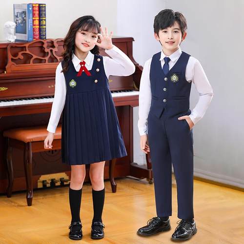 元旦儿童大合唱服演出服男女合唱团诗歌朗诵歌咏比赛中小学生校服