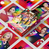 124张BABYMONSTER镭射卡贴纸专辑周边自制明信片郑雅贤 ASA照片卡