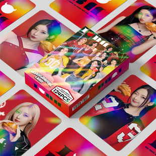 124张BABYMONSTER镭射卡贴纸专辑周边自制明信片郑雅贤 ASA照片卡