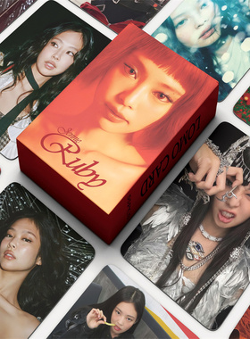 55张粉墨JENNIE小卡专辑LIKE金智妮 RUBY收藏正版自印小卡金珍妮