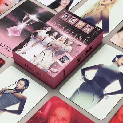 BP粉墨DeadLine专辑55张自印小卡 ROSE LISA JISOO JENNIE明信片