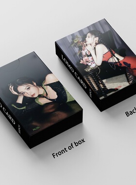 徐穗珍SUSU卡片SOOJIN 双面自印亮面小卡AGASSY GIDLE ins风55张