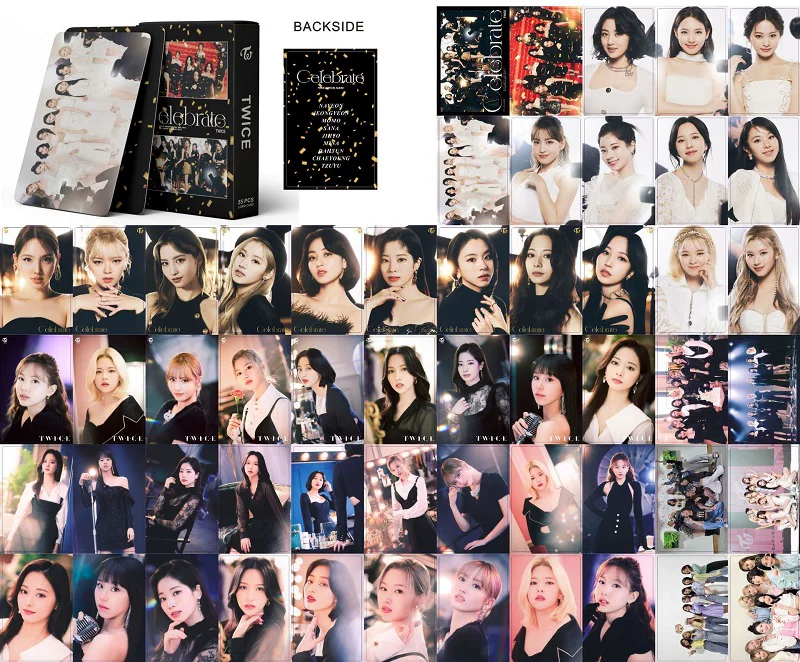 TWICE Total Connection Малый набор карточек, имя Jingnana Lindu Puzhi Lomo Card, окружающие случайные фильмы