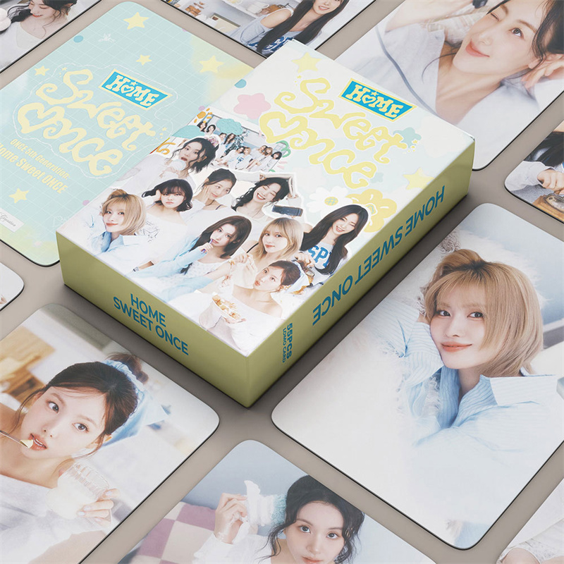 55张TWICE明星小卡 HOME SWEET ONCE周边非正版小卡兔瓦斯林娜琏
