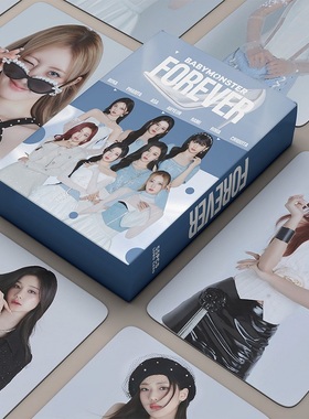 FOREVER单曲应援卡小怪兽自印BM双面55张小卡 RORA RAMI RUKA ASA