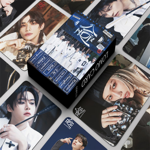 55张Stray Kids专辑卡片合HOP黄铉辰FELIX李龙馥方灿自印小卡lomo