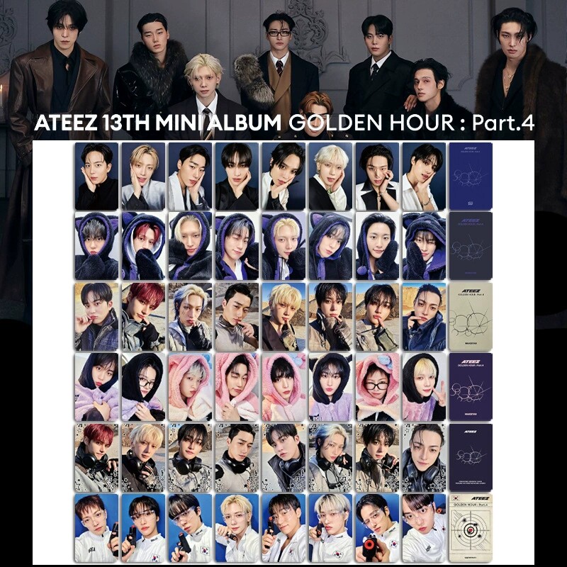 ATEEZ GOLDEN HOUR Part.4 专辑卡特典卡签售卡打歌卡周边自印卡图片