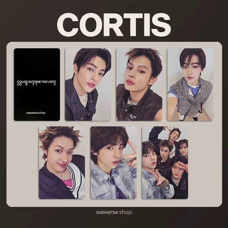 CORTIS组合周边AAA特典卡 Weverse POB小卡 wvs特典自印马丁小卡图片
