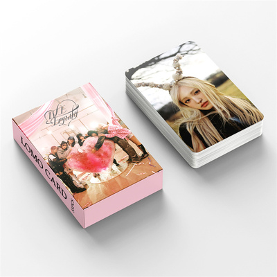 55张IVE芙专辑IVE EMPATHY收藏卡片张元英非官方正版自印LOMO小卡