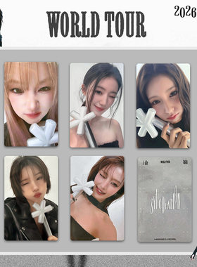 idle 世巡day1手拿应援灯小卡特典卡随机卡宋雨琦叶舒华自印周边