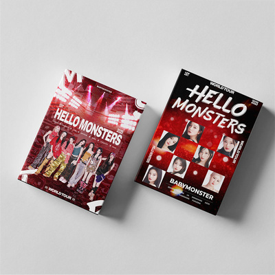 KPOP 55张BABYMONSTER小卡BM圆角LOMO卡HELLO MONSTERS随机卡ASA