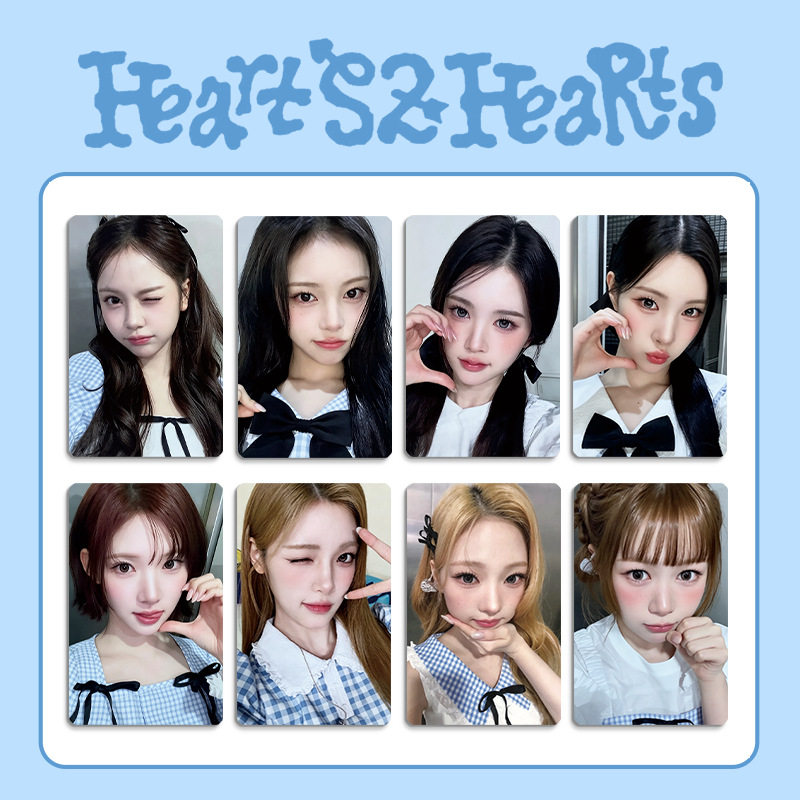 hearts2hearts 特典卡随机小卡周边自印小卡明信片收藏卡IAN YEON图片