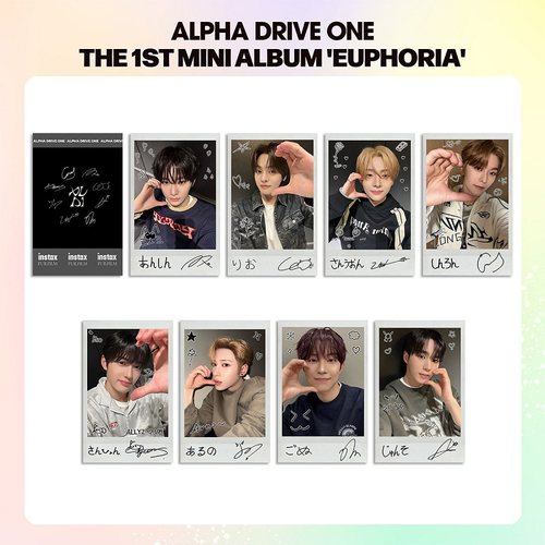 ALD1组合EUPHORIA拍立得小卡特典卡签名小卡ALPHA DRIVE ONE小卡