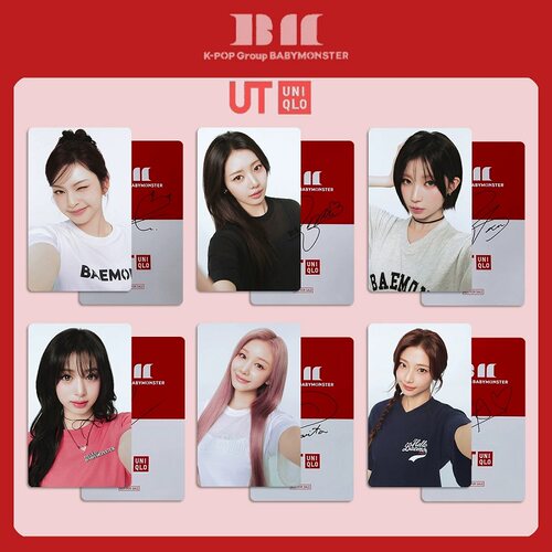 BABYMONSTER宝怪联名 自印小卡 特典卡代言卡 BATTER UP小卡周边