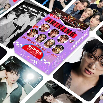 防弹少年团 ARIRANG 新专照片卡明星贴纸LOMO卡96张自印双面小卡