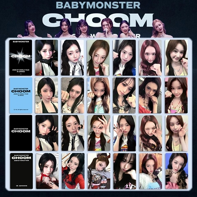 BABYMONSTER 宝怪二巡CHOOM TOUR演唱会自印小卡首尔满额卡入场卡