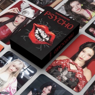55张BABYMONSTER小卡PSYCHO卡片郑雅譞AHYEON自印双面3寸明信片