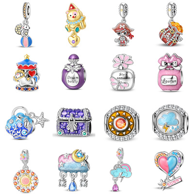 可爱小串饰吊饰DIY手链爱心串珠