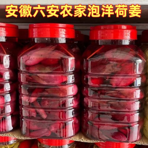 安徽六安霍山农家泡洋荷姜咸菜