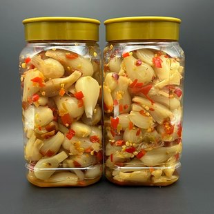 安徽六安霍山农家手工腌制剁椒葱头酸辣藠头即食咸菜开胃下饭小菜