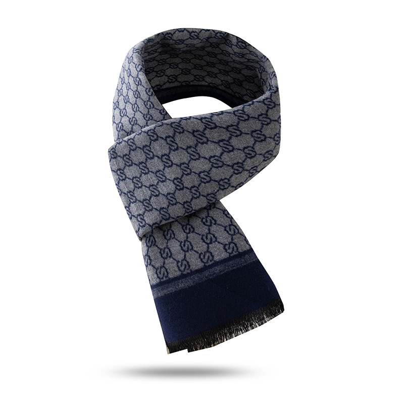 简约时尚大气男士围巾百搭