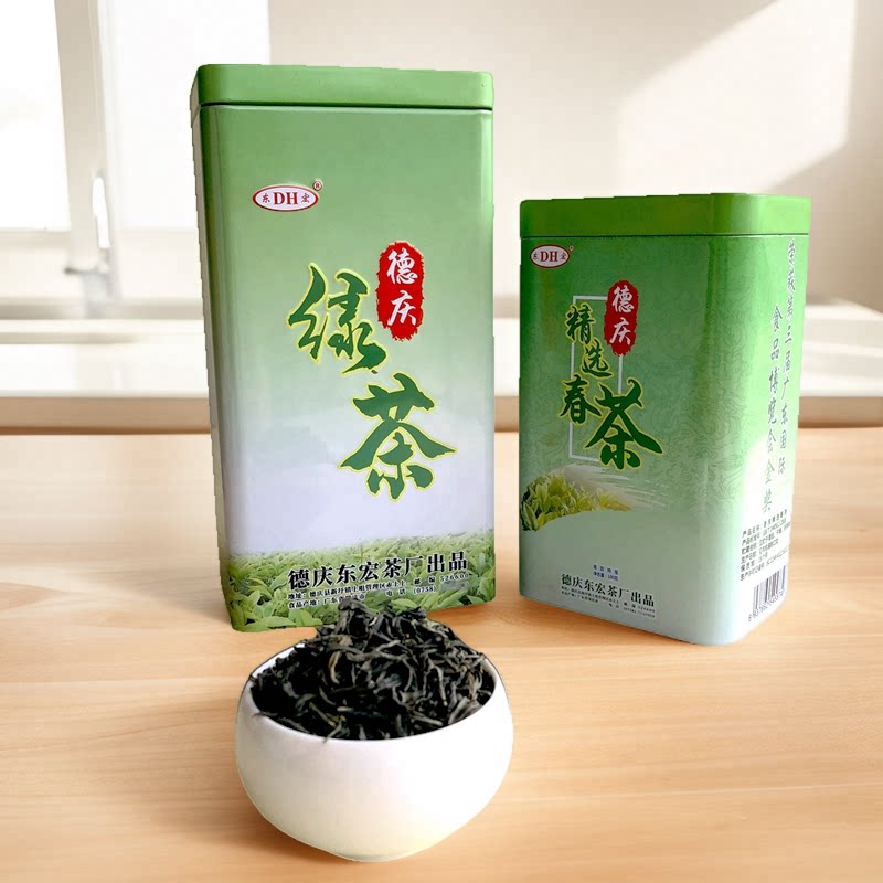 金山绿茶罐装春茶特级炒青新茶