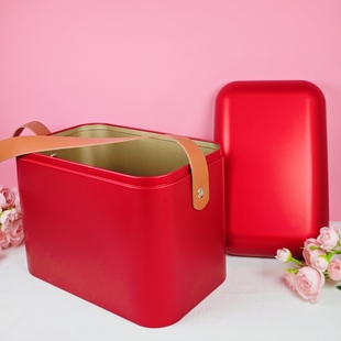 中秋月饼端午粽子手提铁盒节日礼品盒龙珠大红袍通用一斤装茶叶罐