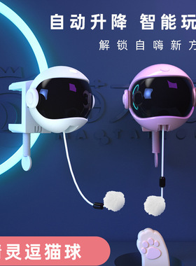 天元宠物电动猫玩具精灵球自动升降猫咪自嗨解闷玩具跨境热卖用品