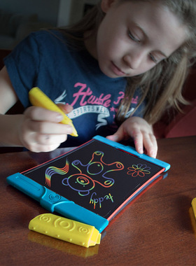 美国Boogie Board Scribble儿童绘画板 液晶小黑板彩色涂鸦写字板