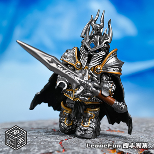 魔兽系列巫妖王阿尔萨斯第三方积木拼装人仔益智玩具手办摆件礼物