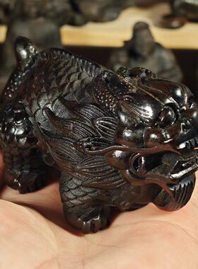 沉香木雕摆件实木雕刻饕餮霸王神