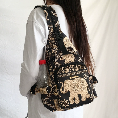 Нагрудная сумка, универсальный ремешок для сумки, маленький водонепроницаемый рюкзак, нейлоновая сумка через плечо, простой и элегантный дизайн, надевается на плечо