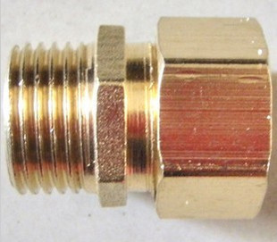 1216全铜管件/等径/等径直接/4分管太阳能接头/铝塑管接头