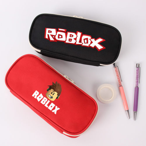 ROBLOX笔袋游戏帆布文具袋男女拉链笔盒学生卡通可爱收纳文具盒