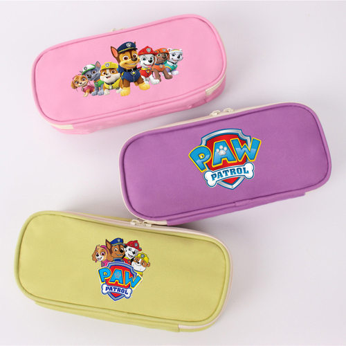PAW PATROL汪汪队立大功笔袋学生卡通可爱帆布盒百搭文具拉链笔盒