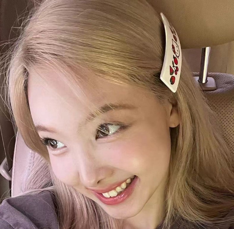 林娜琏发夹亚克力边夹卡通可爱