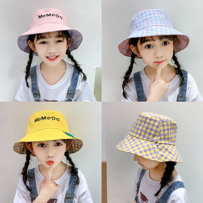 男童女童春秋季遮阳防晒帽