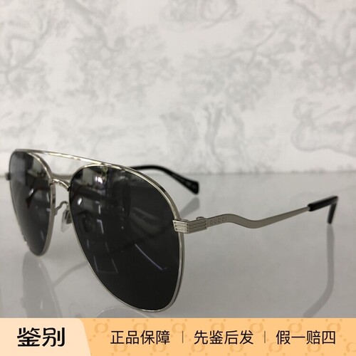 古驰女士个性风飞行员金属太阳镜
