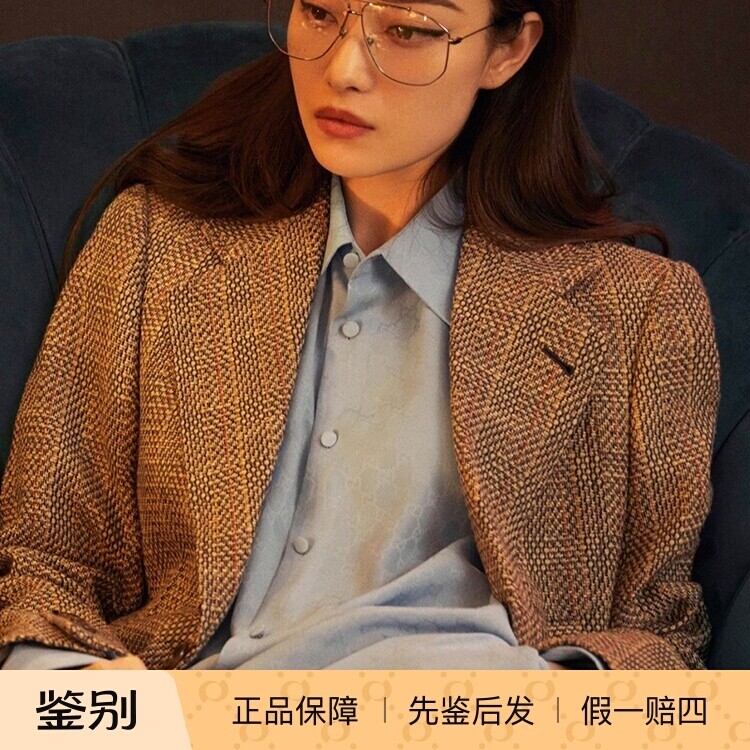 古驰倪妮李宇春同款双梁眼镜架
