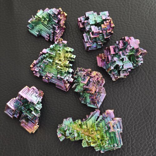 铋矿石金属矿标矿物摆件标本结晶