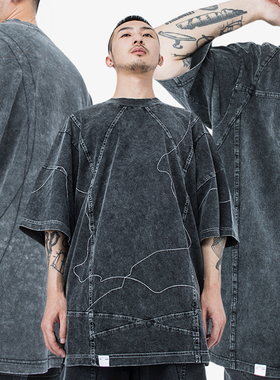 STREAMLET.CHEN:【层次结构浅、中、重水洗系列】短袖、短裤