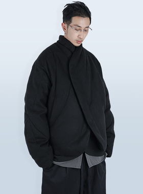 STREAMLET.CHEN:「圆」系列毛呢裹布羽绒服