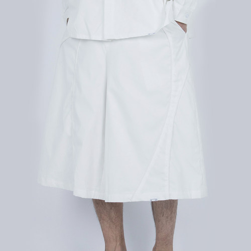 曲线版图设计师品牌五分裤