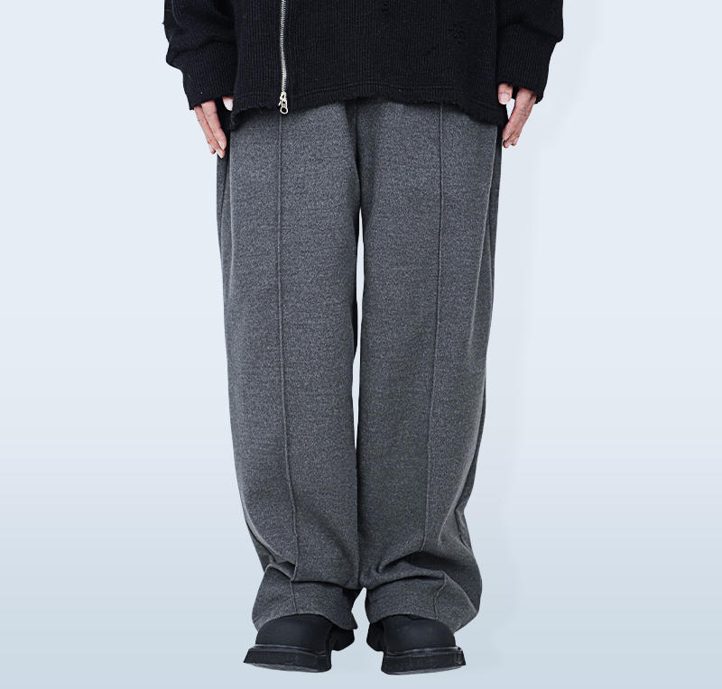 流线型立体裁剪秋冬加厚双面毛呢